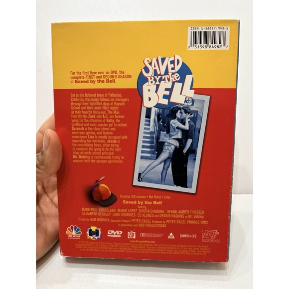 Saved By the Bell - Seasons 1 2 (DVD, 2003, 5-Disc Set) - Picture 2 of 7
